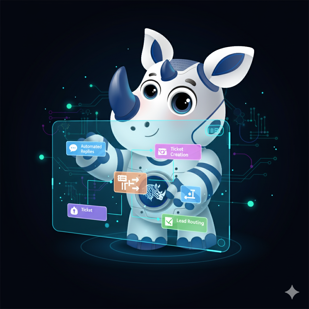 Customizable Workflows - Rhinon AI feature demonstration